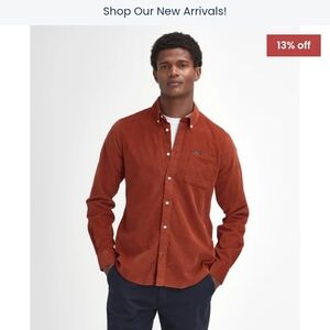 Barbour Men's Corduroy Button-Down Shirt